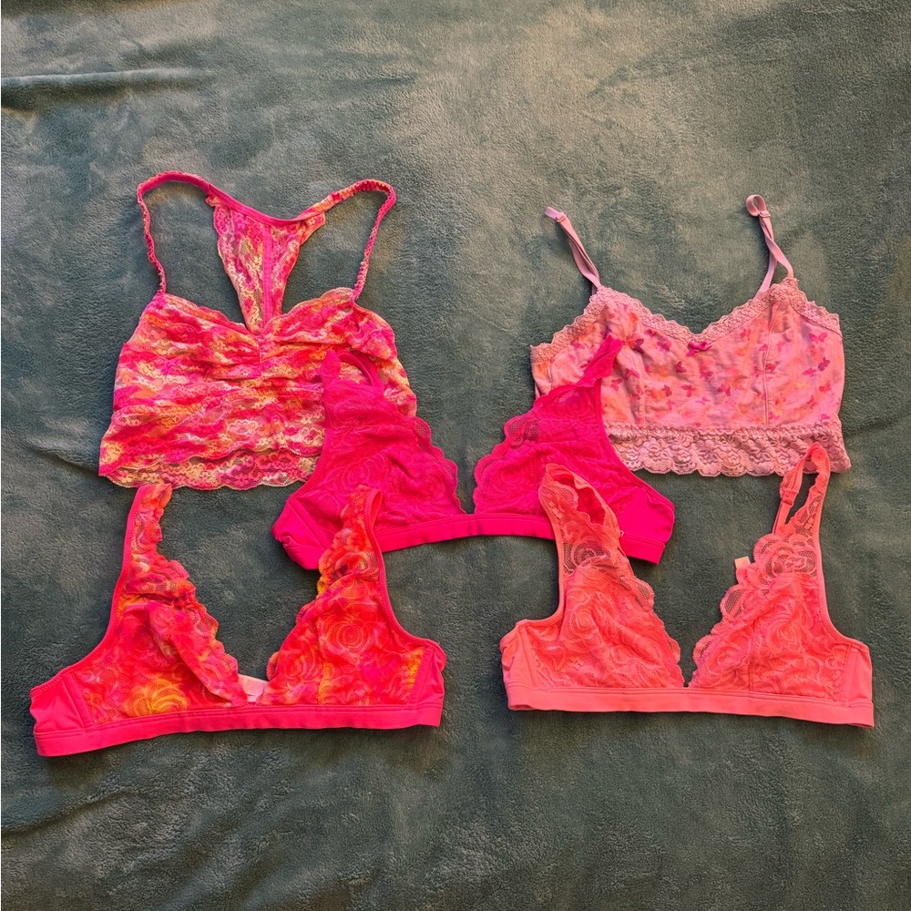 PINK Victoria's Secret Bralette Bra Bundle